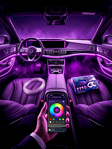 Автомобильная подсветка салона TDS TS-CAA72